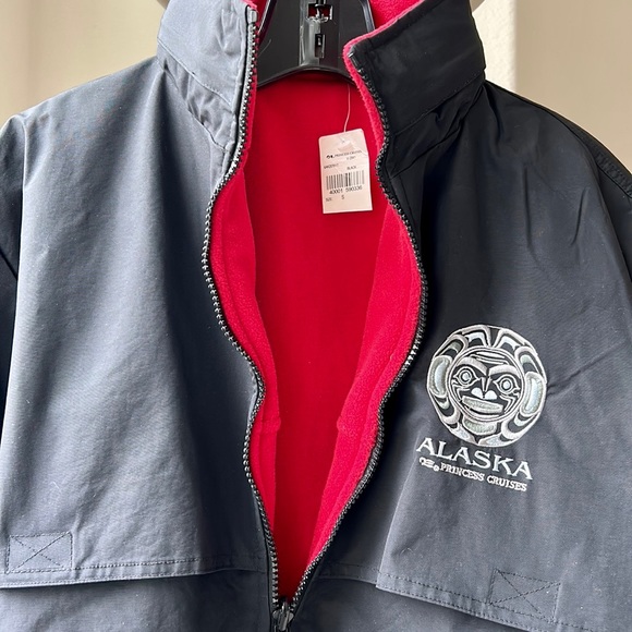 Jackets & Coats Alaska Princess Cruises Reversible Hooded Rain Fleece